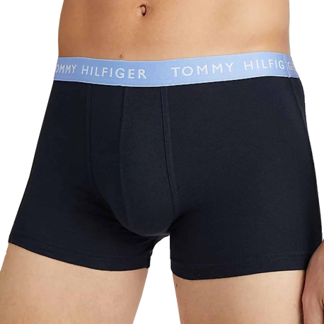 Tommy Hilfiger Essential Cotton Boxer Briefs - Black - Blue