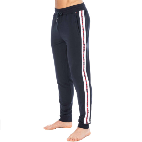 Tommy Hilfiger Logo Tape Jogging Pants - Navy