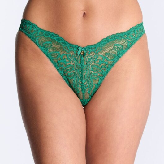 Boux Avenue Billie lace briefs - Green - 06