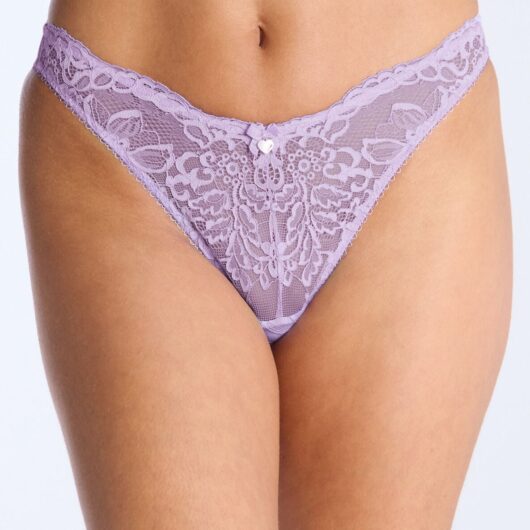 Boux Avenue Billie lace briefs - Lavender - 12