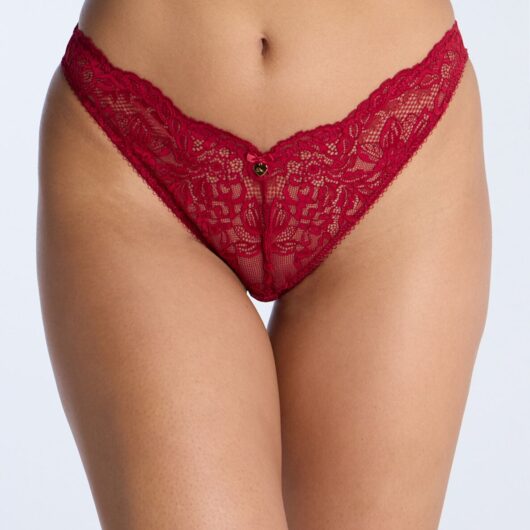 Boux Avenue Billie lace briefs - Red - 06