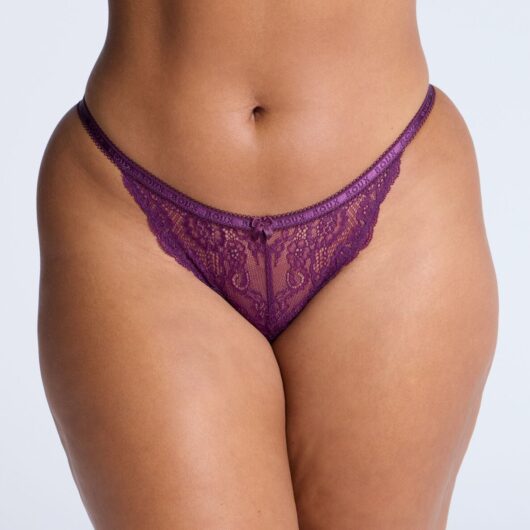 Boux Avenue Gracey tanga briefs - Berry - 16