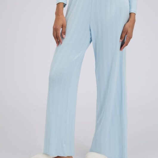 Boux Avenue Pointelle pyjama trousers - Baby Blue - 06