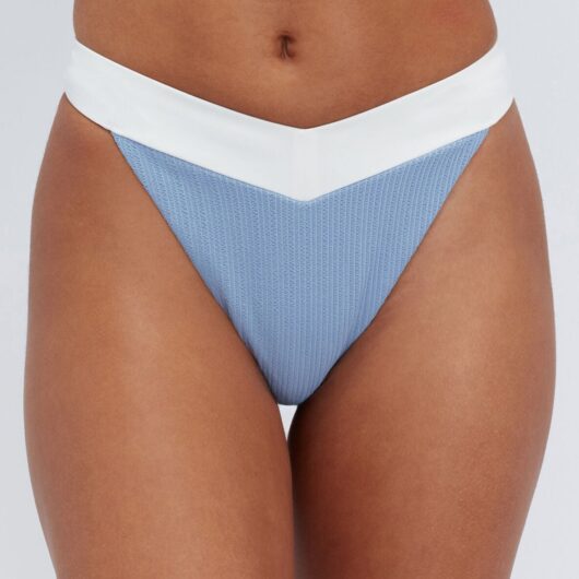 Boux Avenue Rivoli tanga brazilian bikini bottoms - Blue Mix - 08