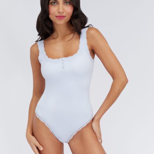 Boux Avenue Softest ever bodysuit - Arctic Blue - S