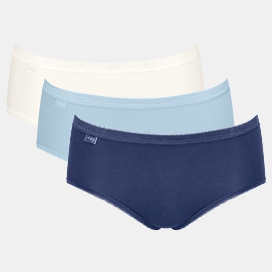 Damart Pack of 3 Sloggi® Midi Briefs