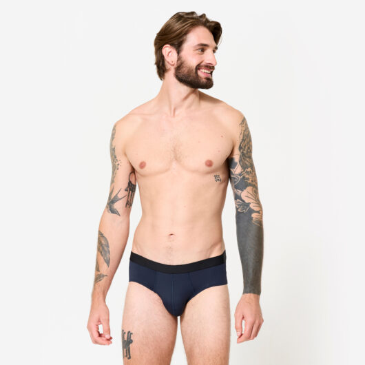 Men's Breathable Briefs - Dark Blue