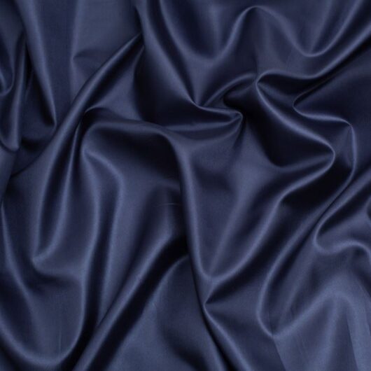 Minerva Core Range Habotai Lining Fabric Navy Blue