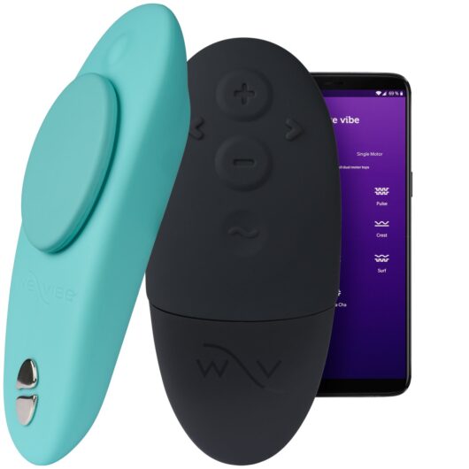 We-Vibe Moxie+ Remote-controlled Panty Vibrator - Blue